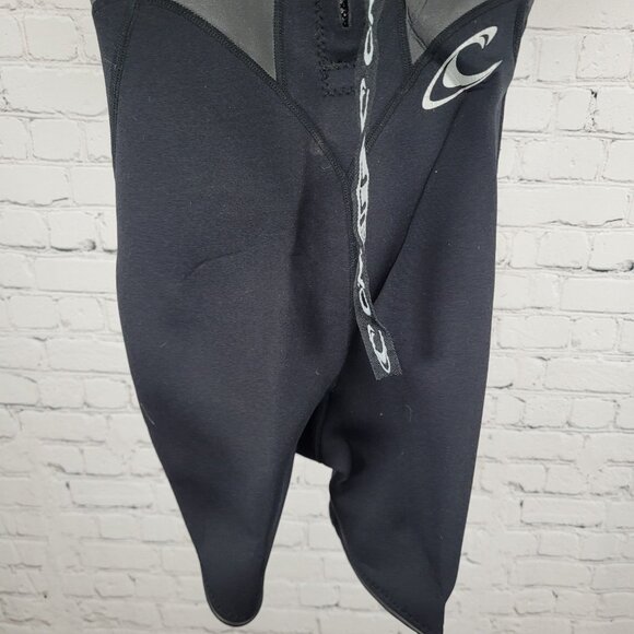 O'Neill Black & Grey Elite 2/1 MM Zipped Shorty Dive Wetsuit Youth Kids Size 8 - Picture 10 of 12